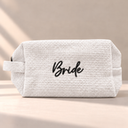 Waffle Embroidered Bridge Bag