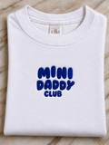 Mini Daddy Club Embroidered T Shirt