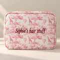 'Hair Stuff' Embroidery Quote Bag